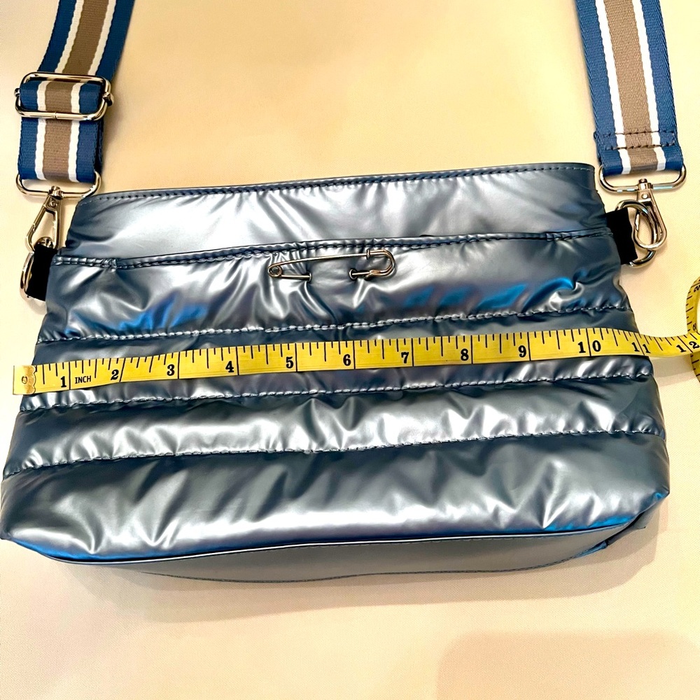 NWOT. Safetee Quilted Crossbody